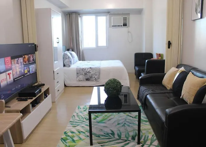 Apartment Huge A2j Executive Luxury 1br Near Abs Cbn, Gma